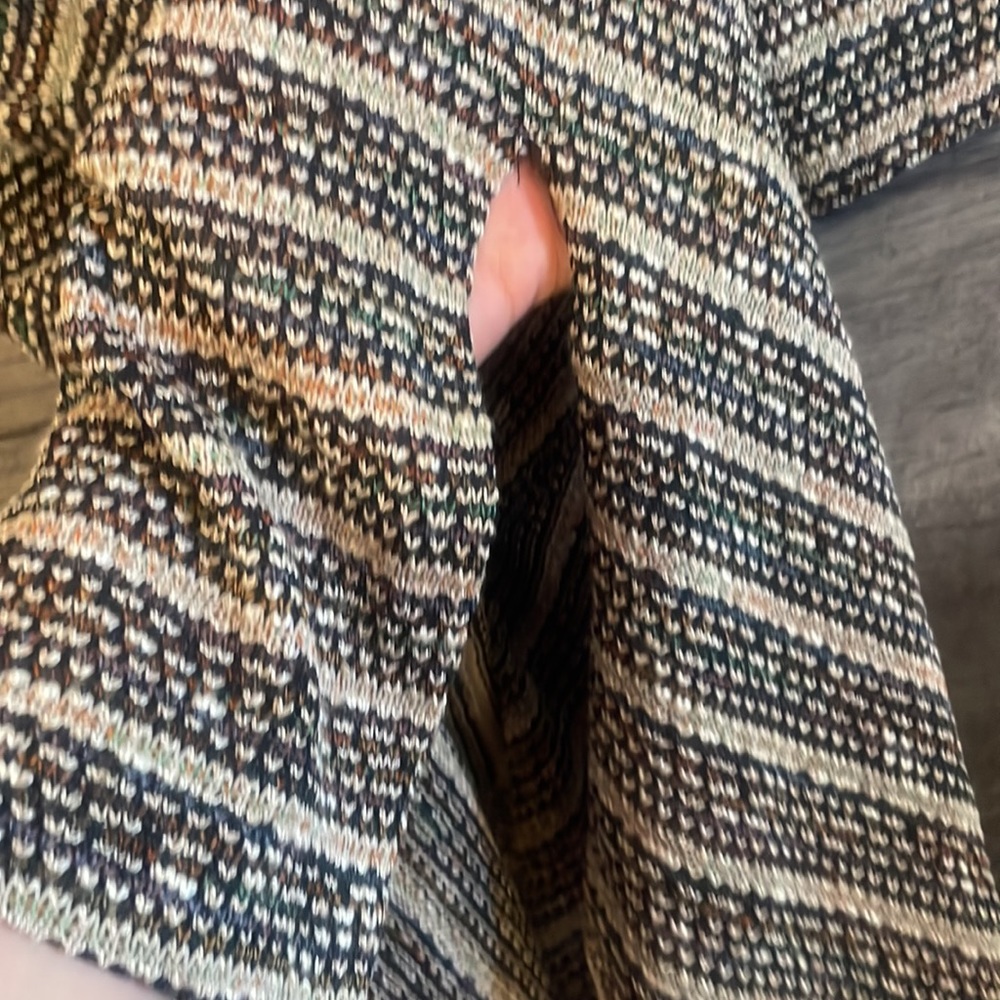 70s Vtg Jerell Of Texas Knit Mod Midi Tunic Dress… - image 6